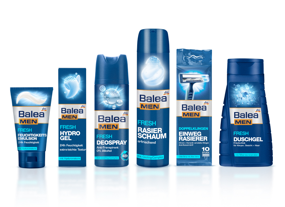 DM Balea Men Design Packaging